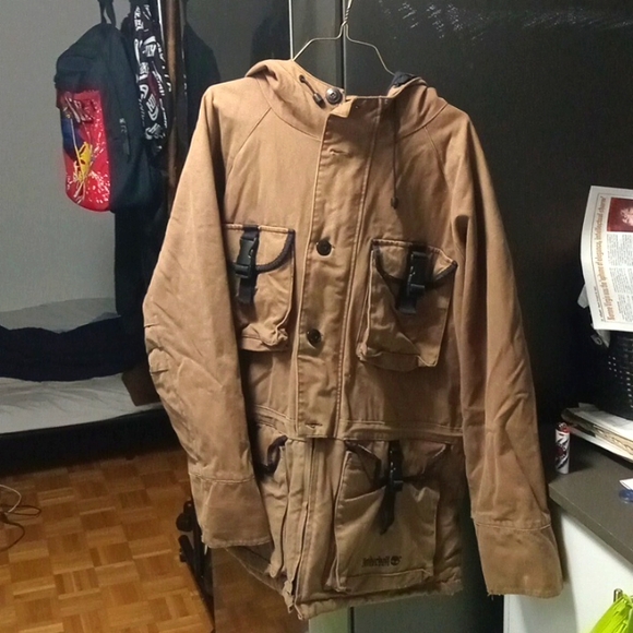 Mens Timberland Performance Cargo Jacket L - Picture 1 of 7